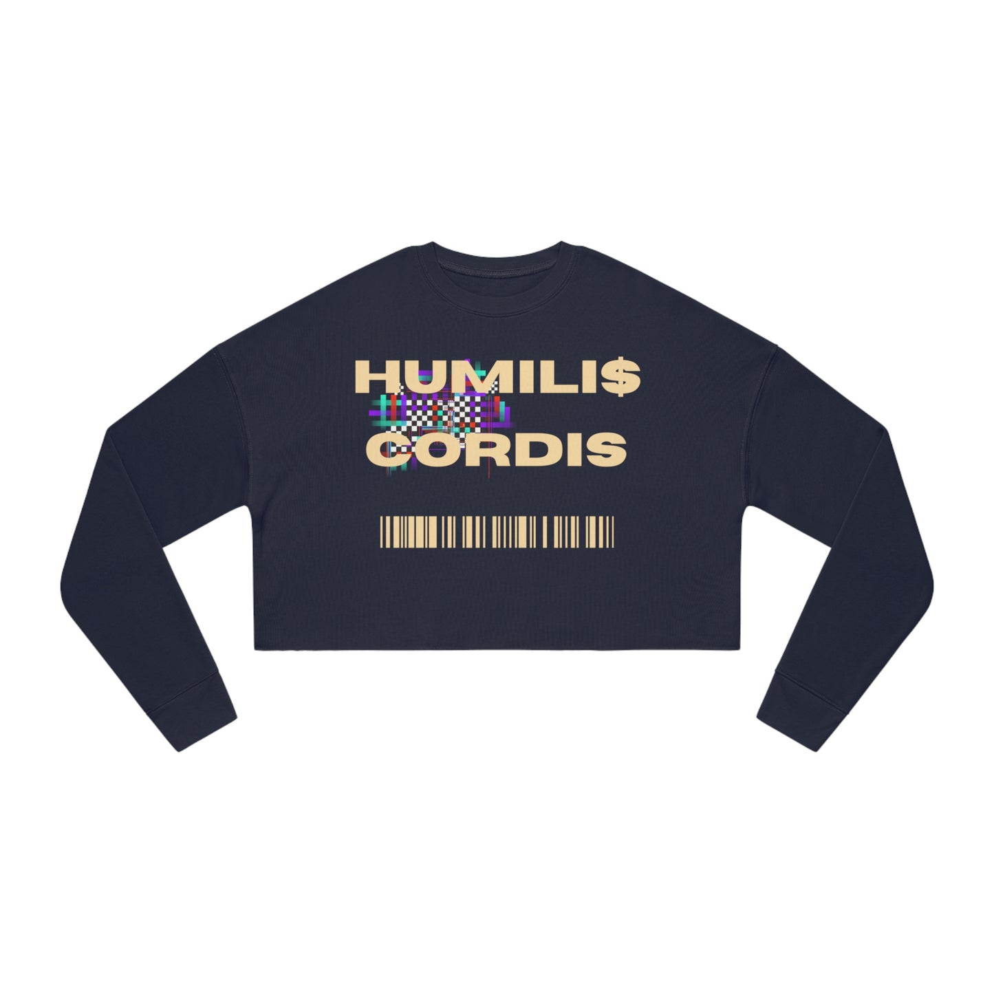 HC " Matrix Glitch" Women's Cropped Sweatshirt
