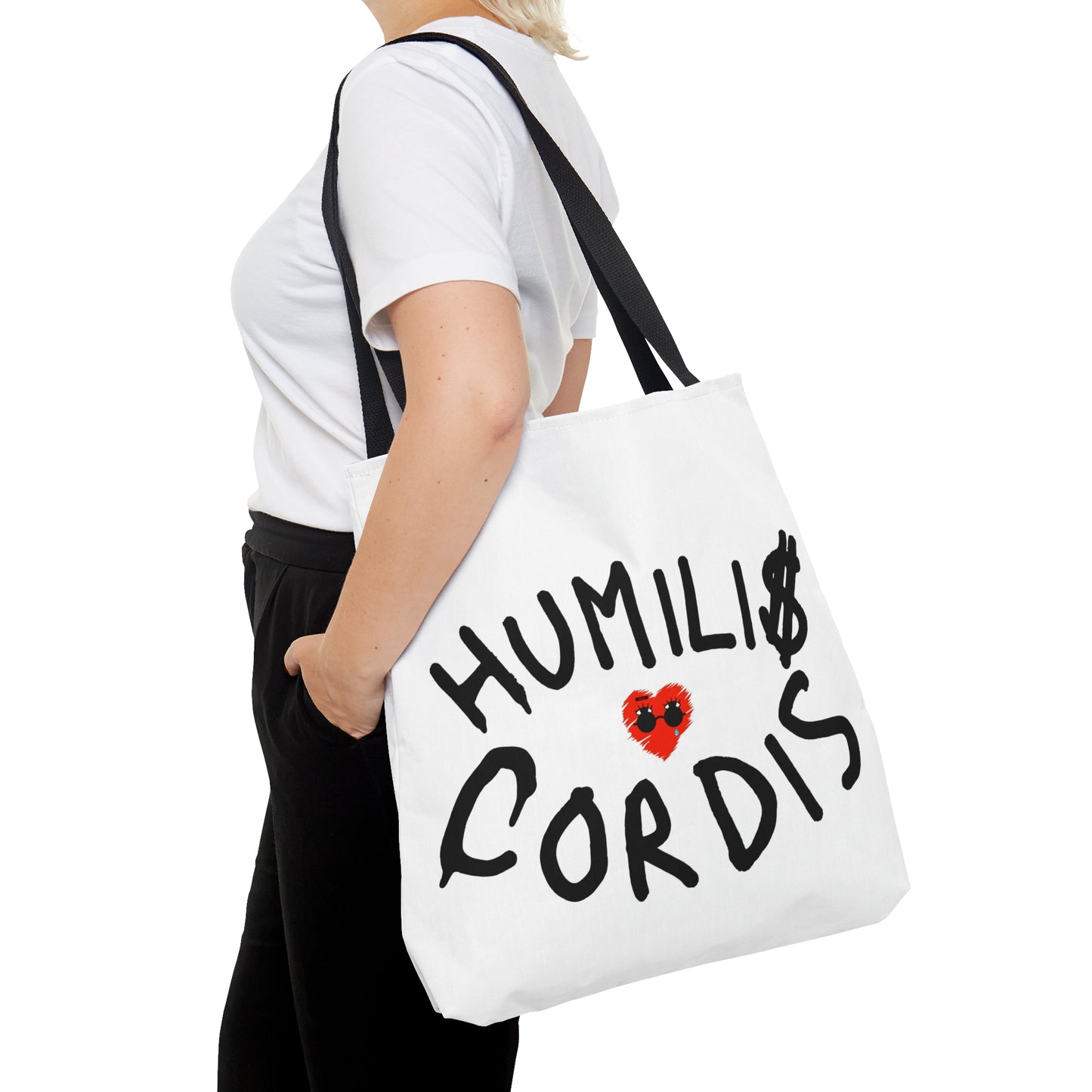 "Humilis Cordis" White Definitive Tote Bag