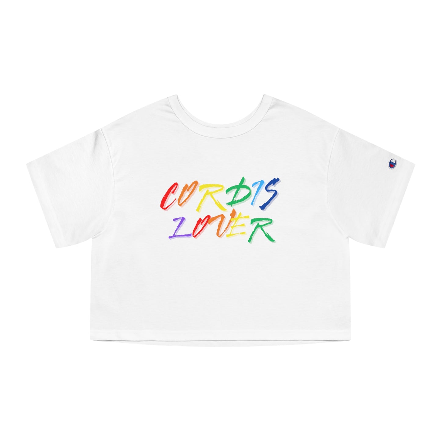 HC-“Cordis Lover” Champion Cropped T-Shirt