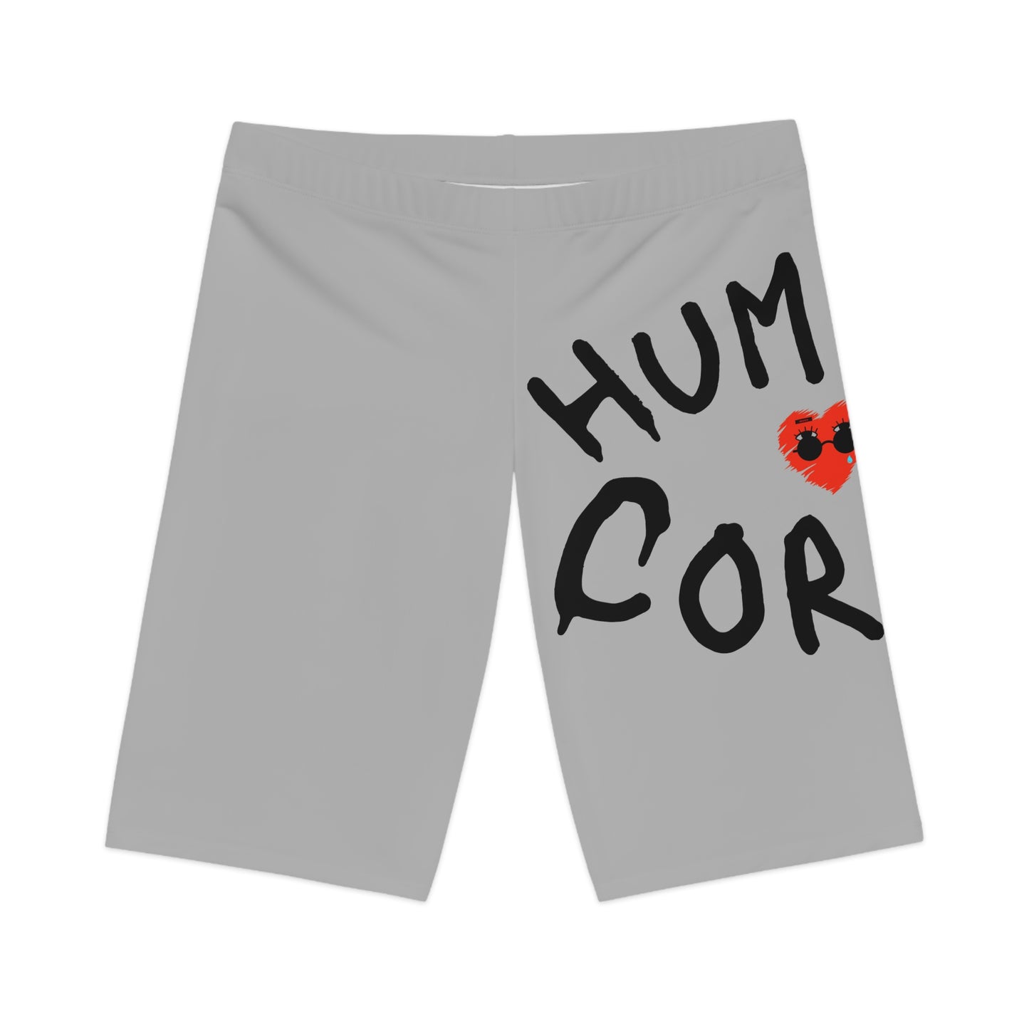HC- " Eye Of U" Gray Women's Biker Shorts