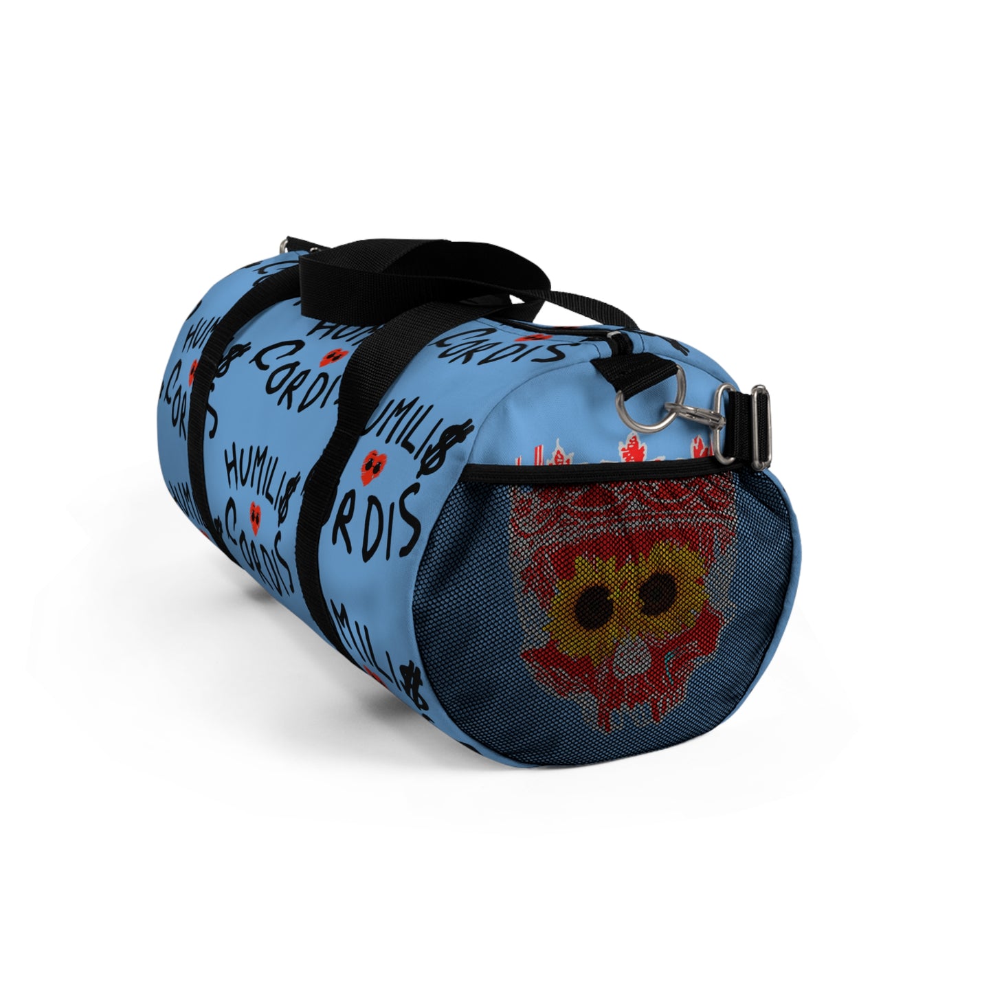 HC- “Botanic Skull" Blue Duffel Bag