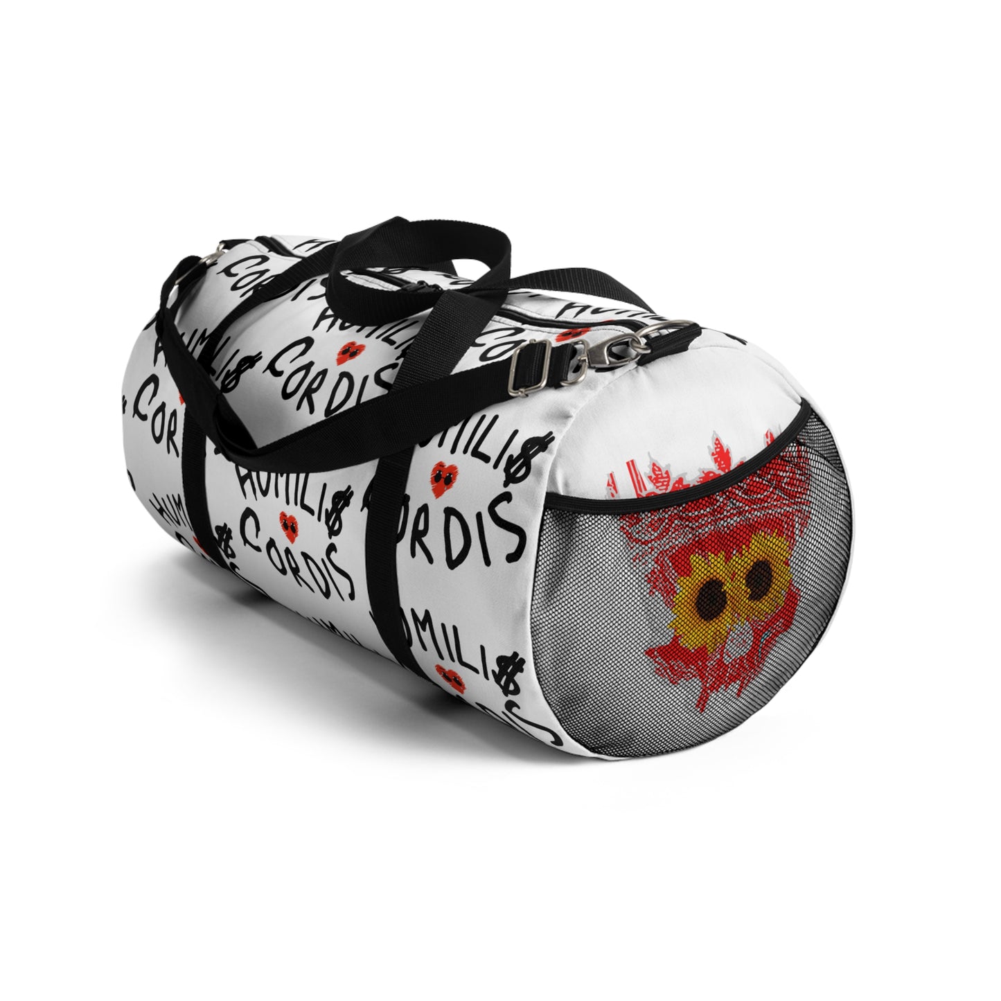 HC- "Botanic Skull" White Duffel Bag