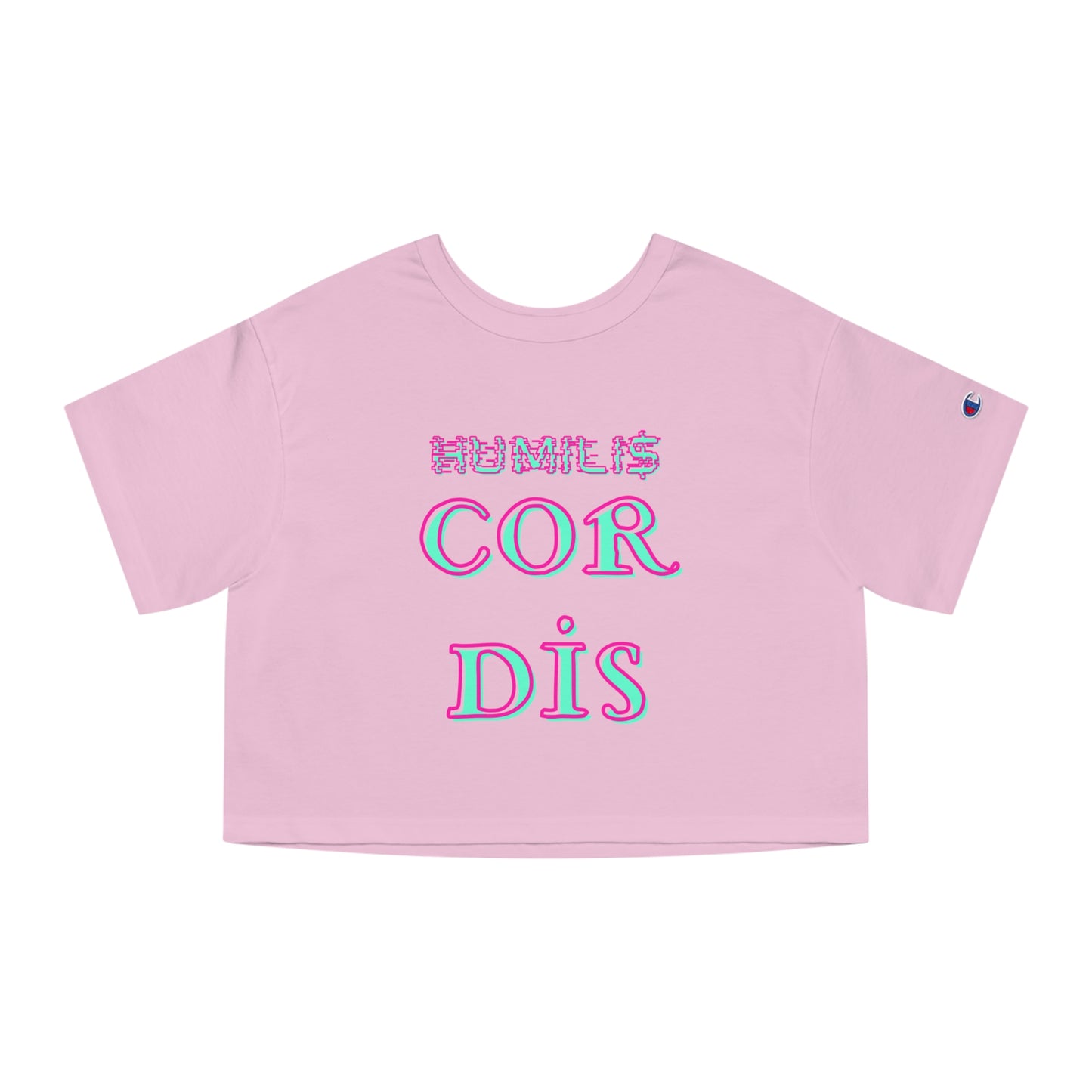 HC-“Glitched logo” Crop Top