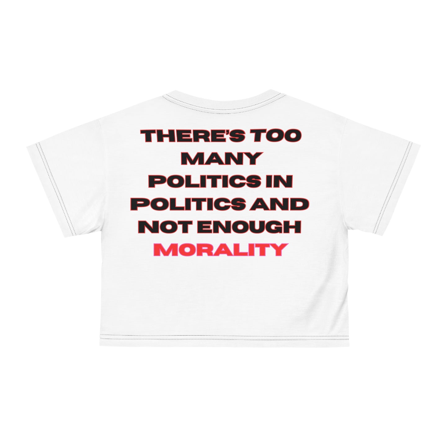 HC-“Change the system” Crop Top