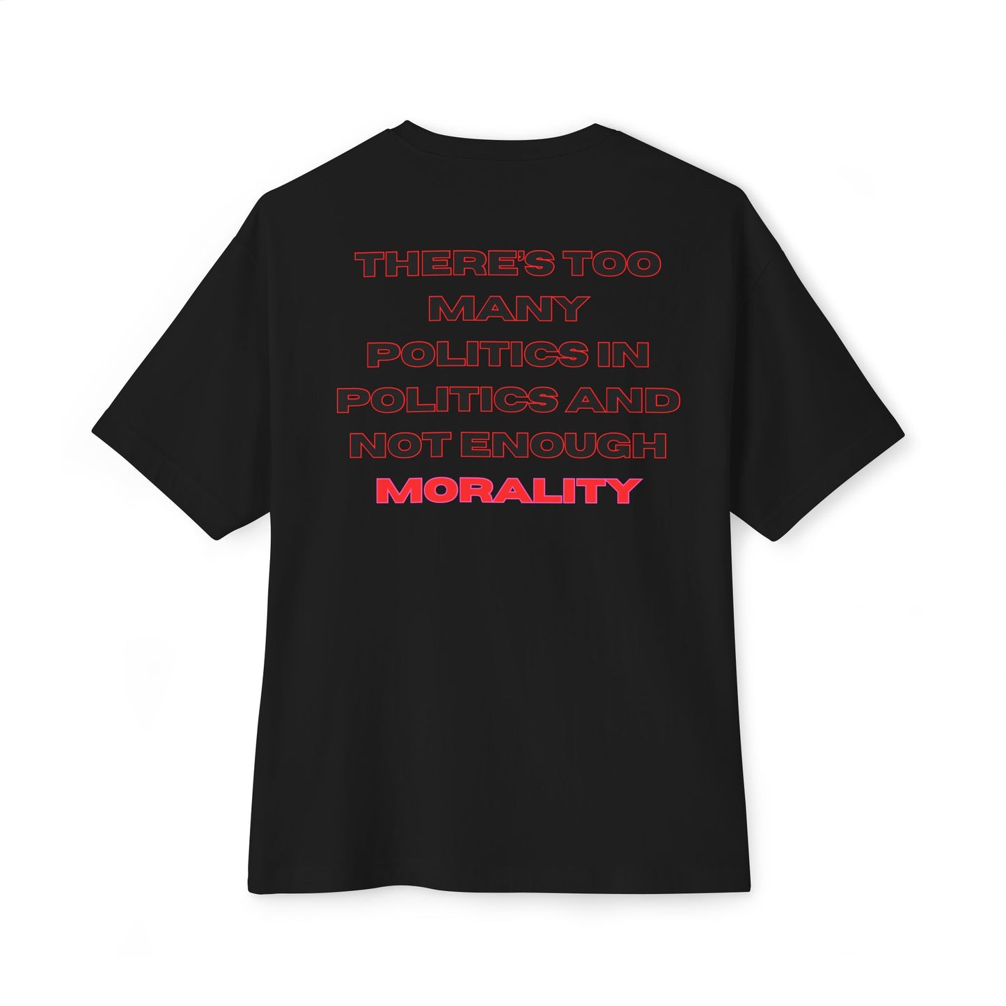 HC-“Change The System” Unisex Oversized Boxy Tee