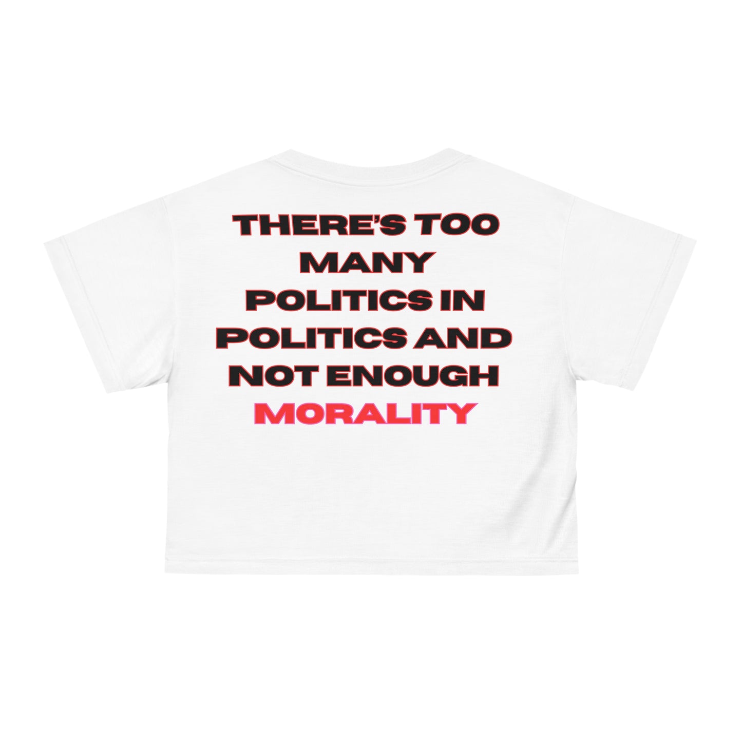 HC-“Change the system” Crop Top