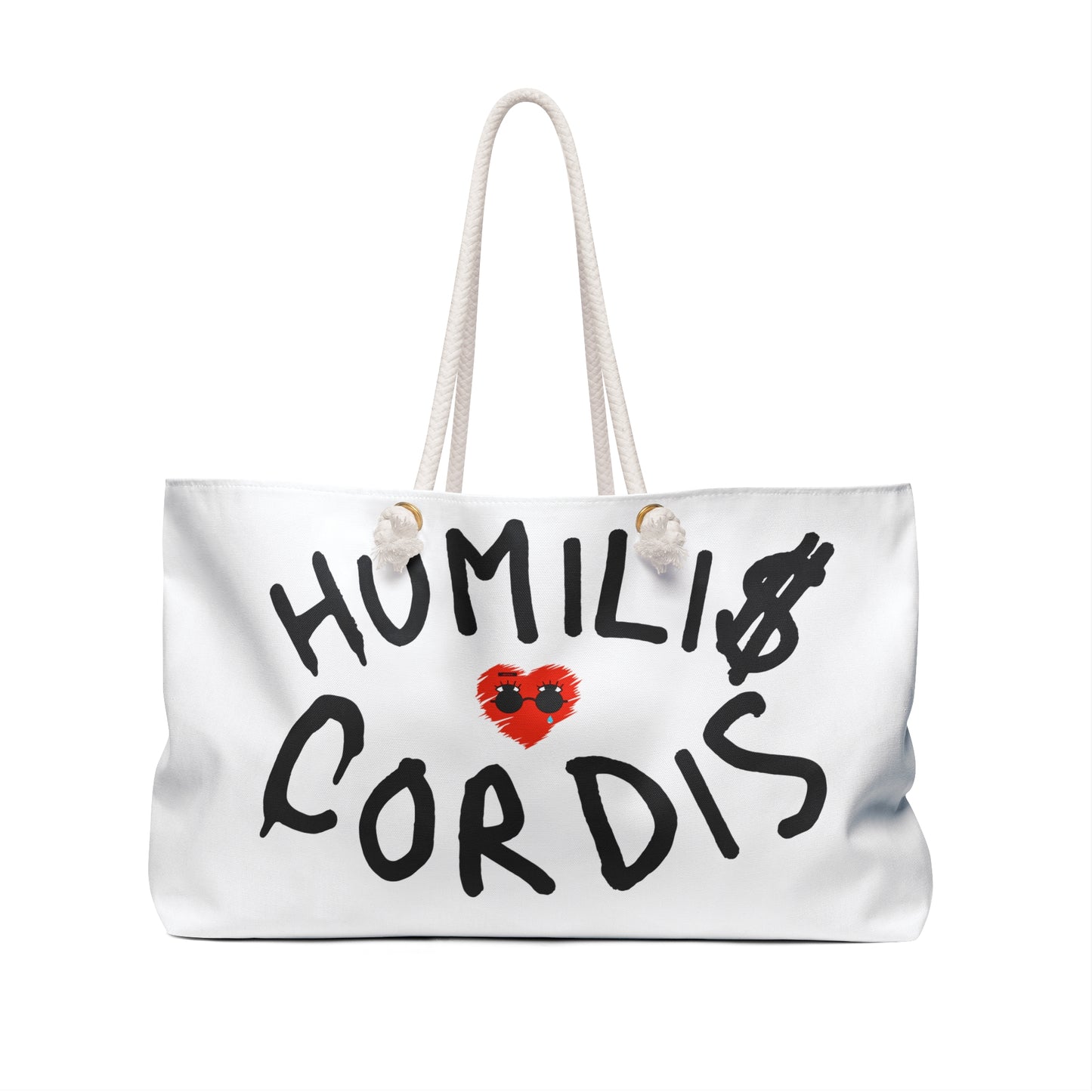 HC - "Eye Love U" White Bag