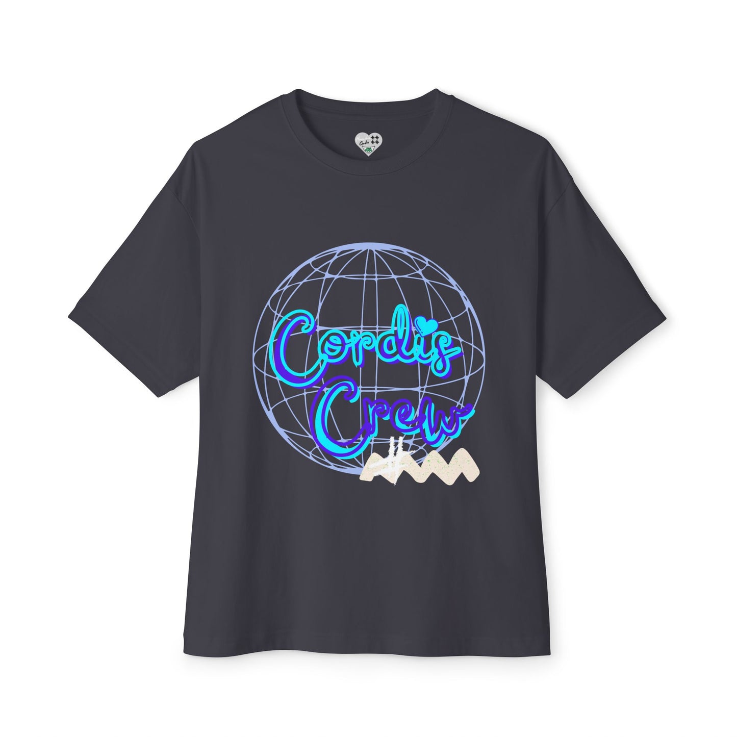 HC- “Cordis Crew” Oversized Boxy Tee