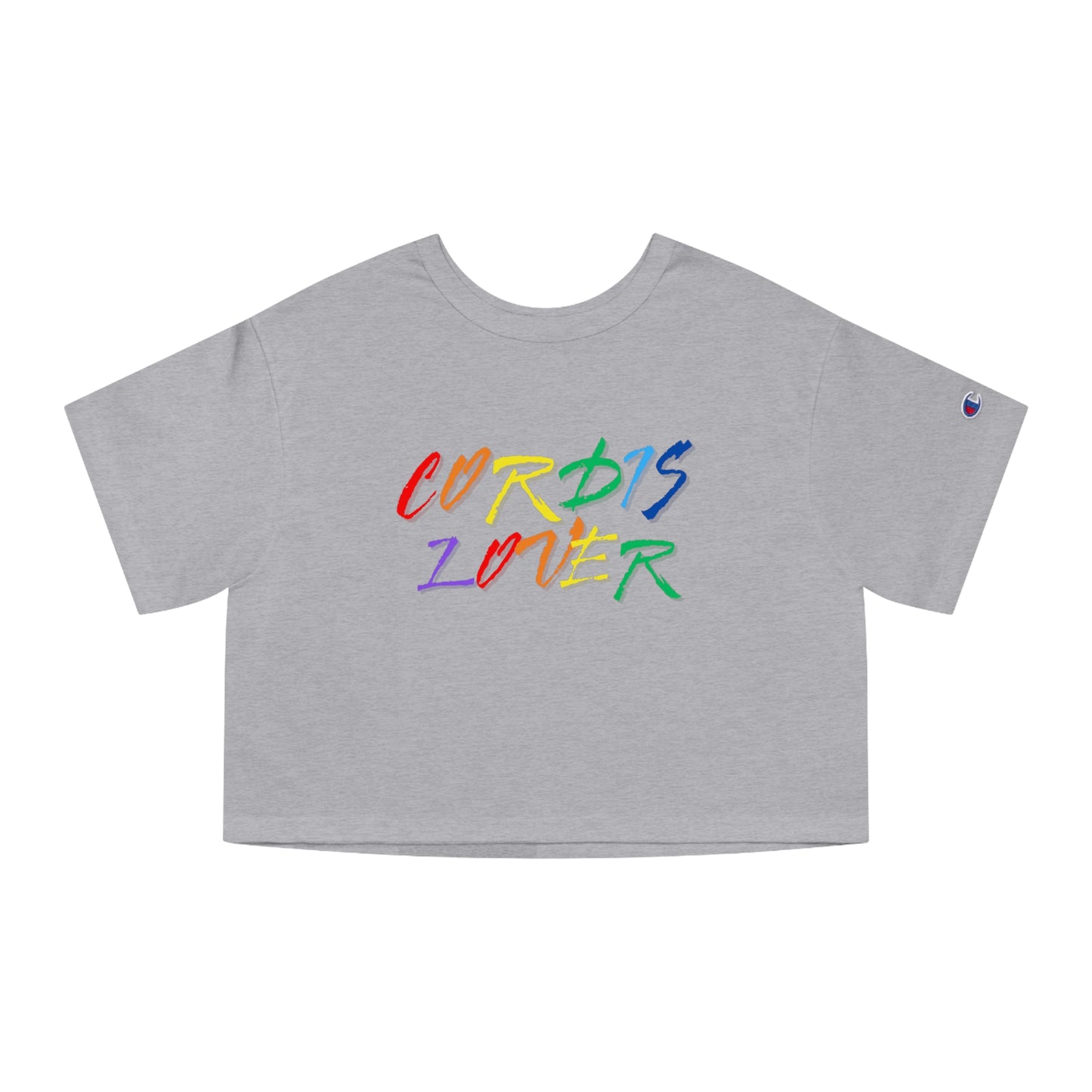 HC-“Cordis Lover” Champion Cropped T-Shirt