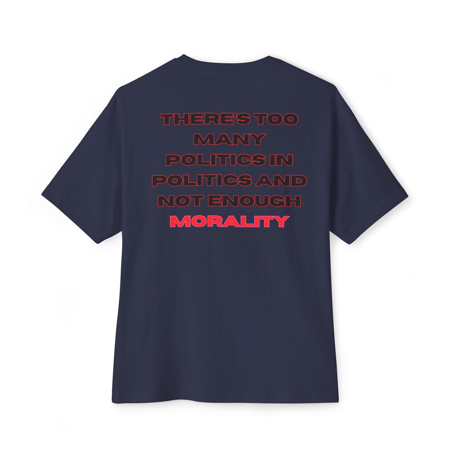 HC-“Change The System” Unisex Oversized Boxy Tee