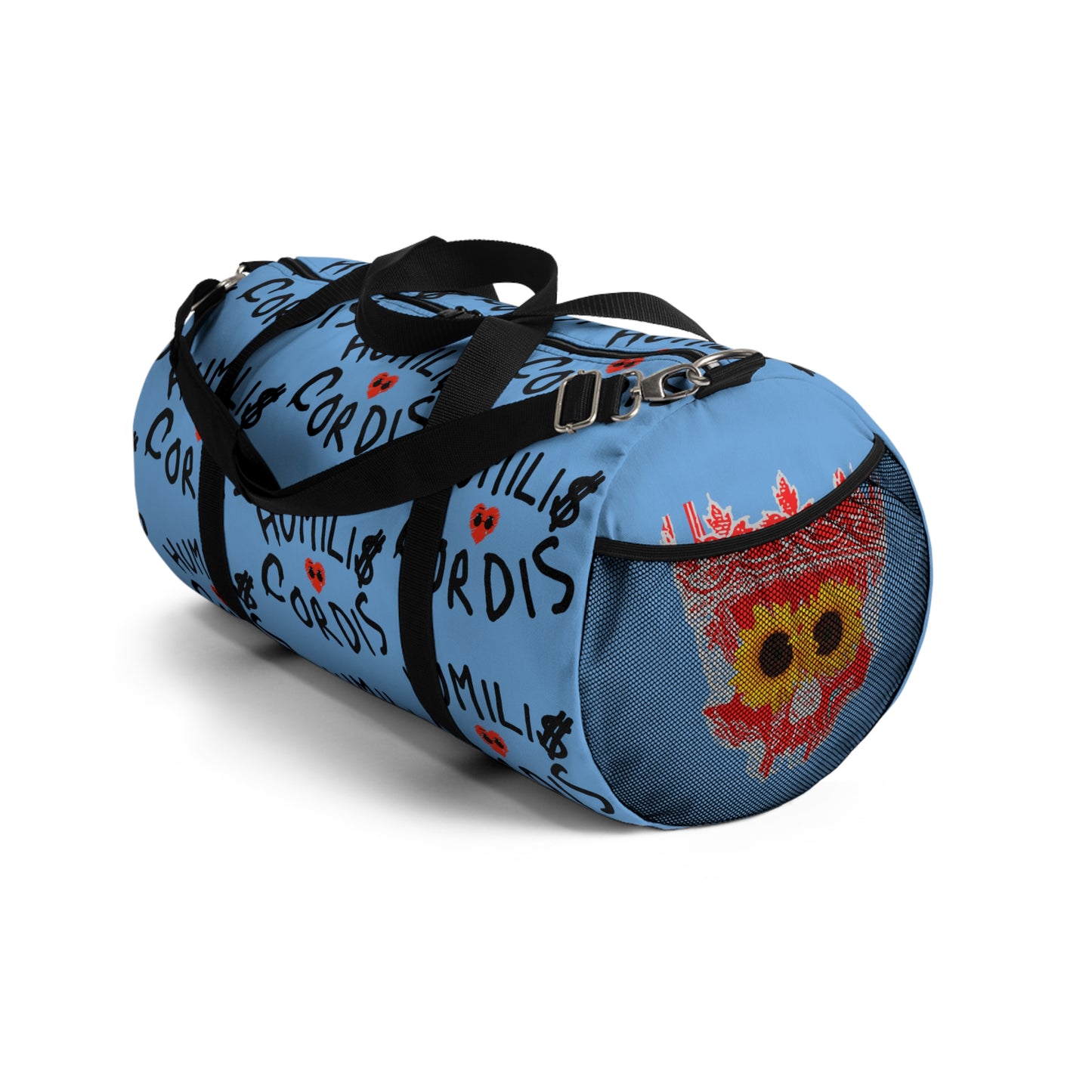 HC- “Botanic Skull" Blue Duffel Bag