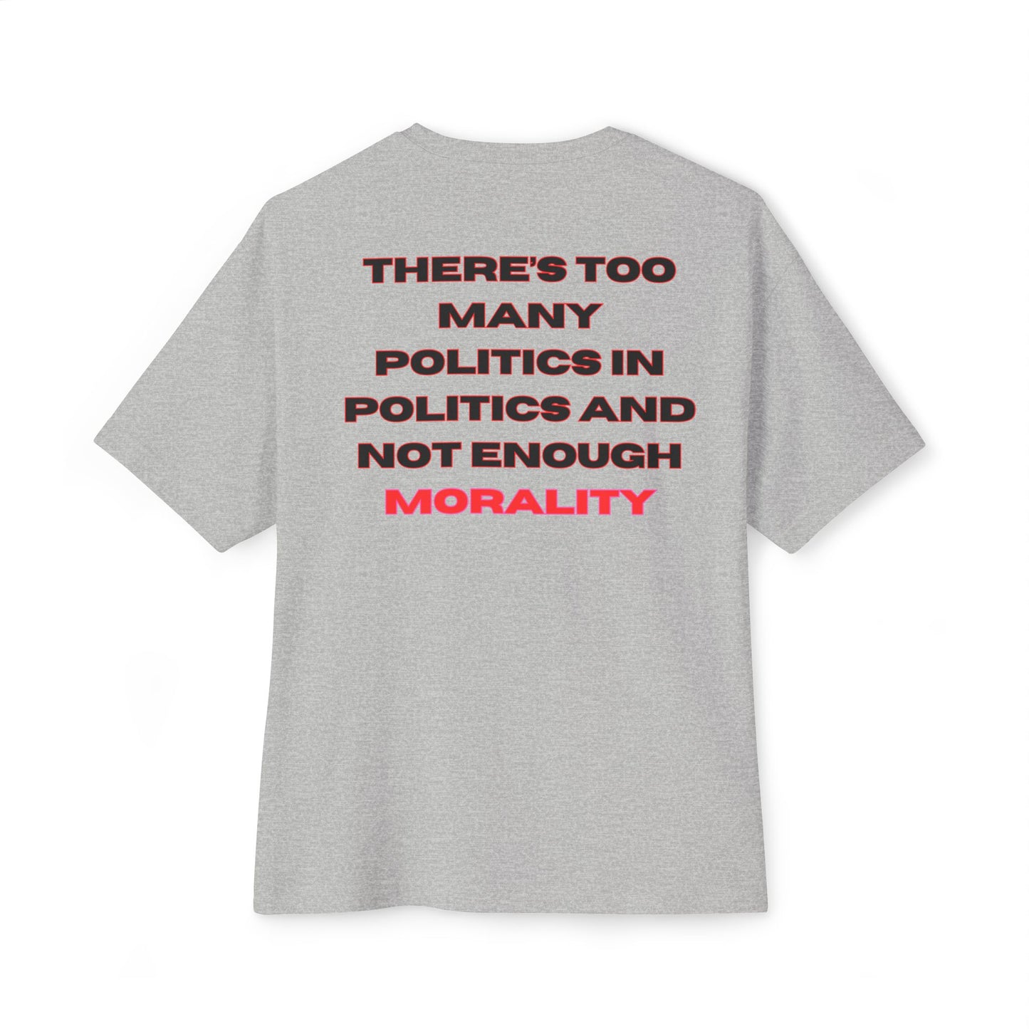 HC-“Change The System” Unisex Oversized Boxy Tee