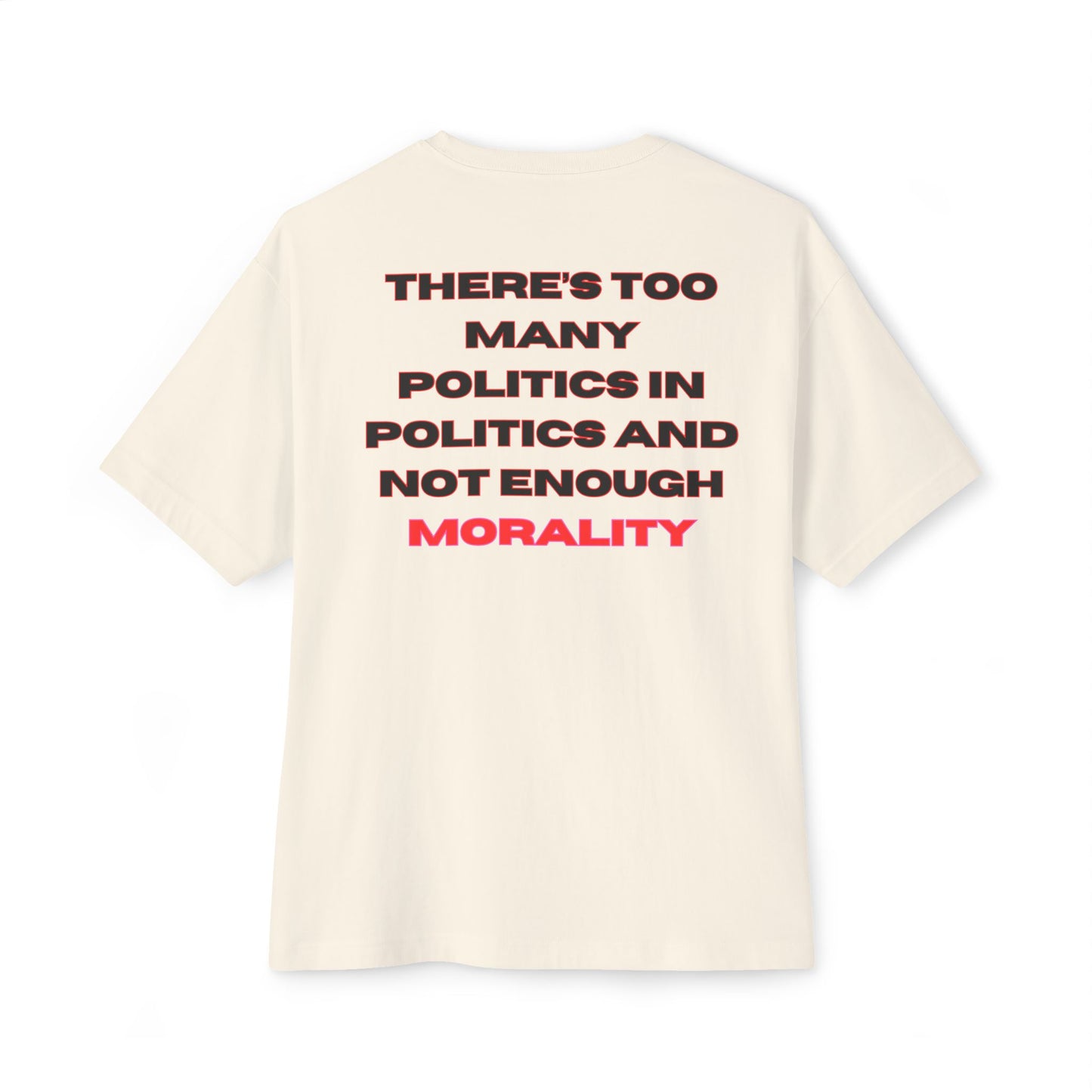 HC-“Change The System” Unisex Oversized Boxy Tee