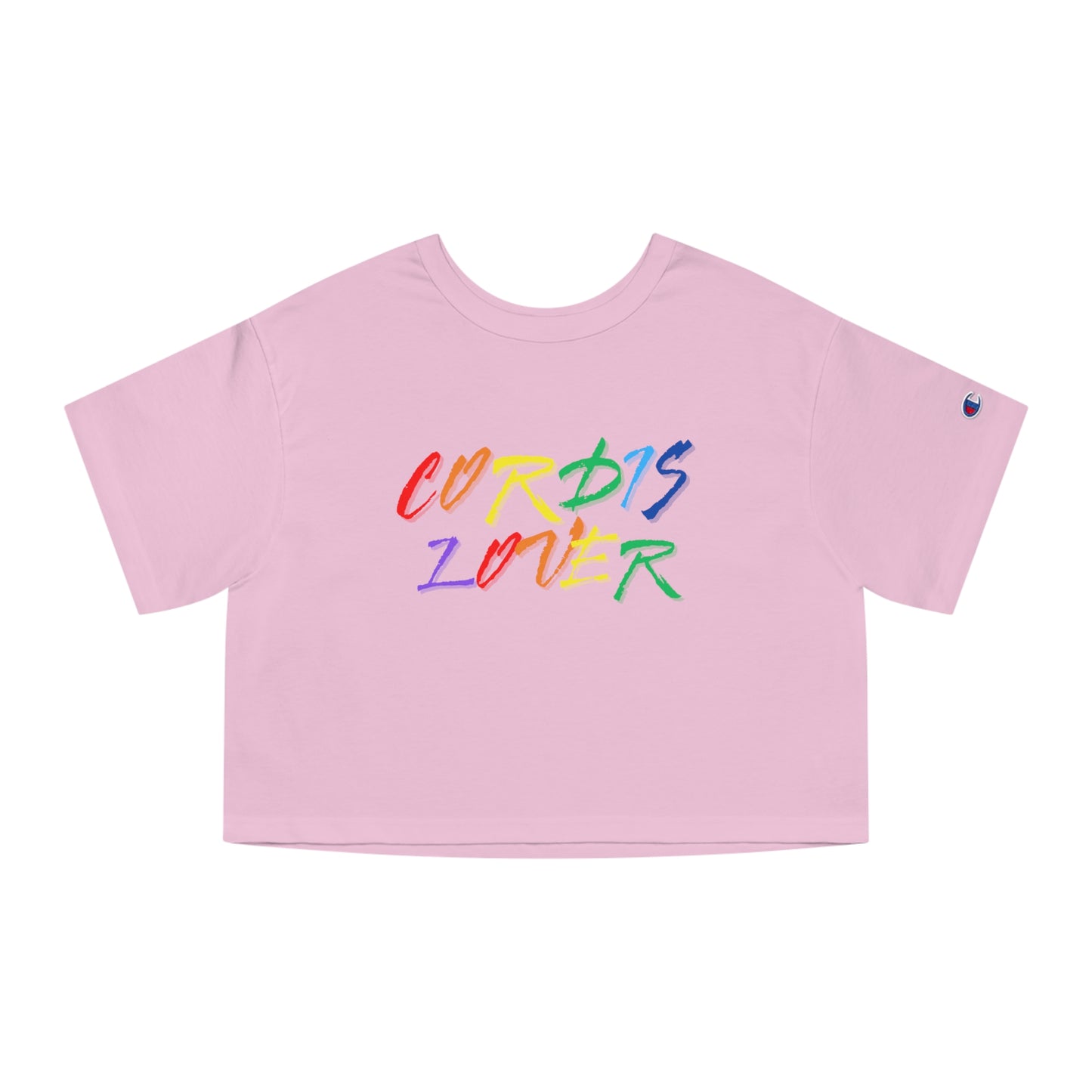 HC-“Cordis Lover” Champion Cropped T-Shirt