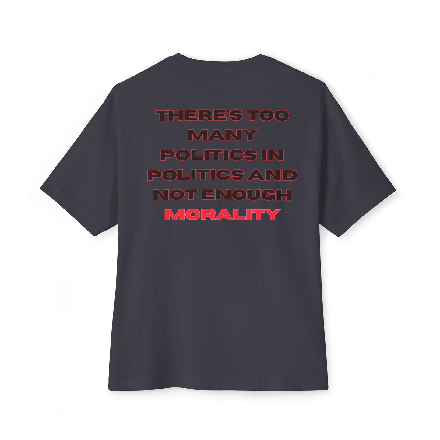HC-“Change The System” Unisex Oversized Boxy Tee