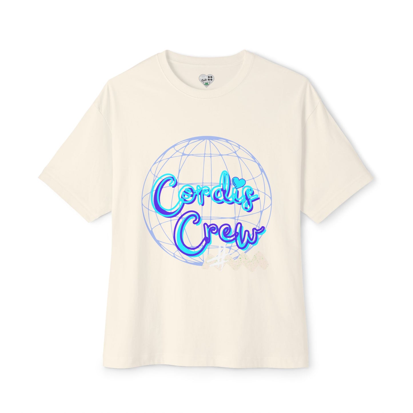 HC- “Cordis Crew” Oversized Boxy Tee