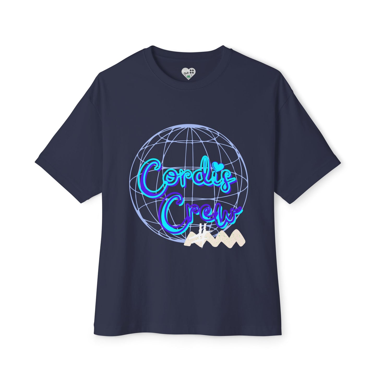 HC- “Cordis Crew” Oversized Boxy Tee