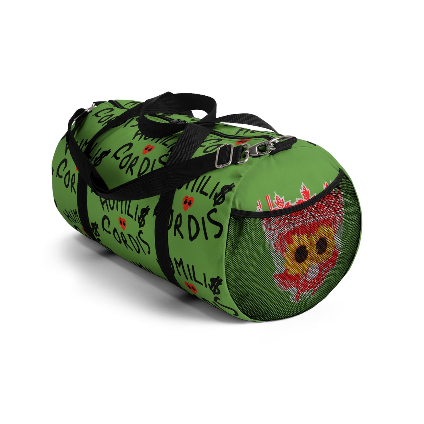 HC- "Botanic Skull" Green Duffel Bag