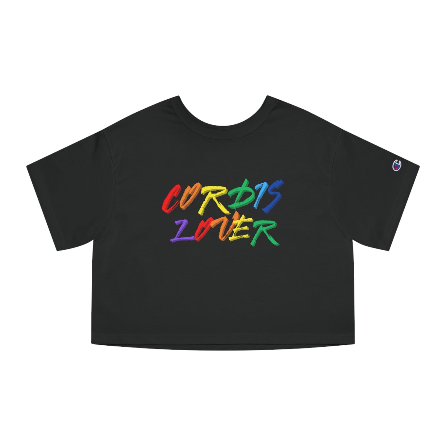 HC-“Cordis Lover” Champion Cropped T-Shirt
