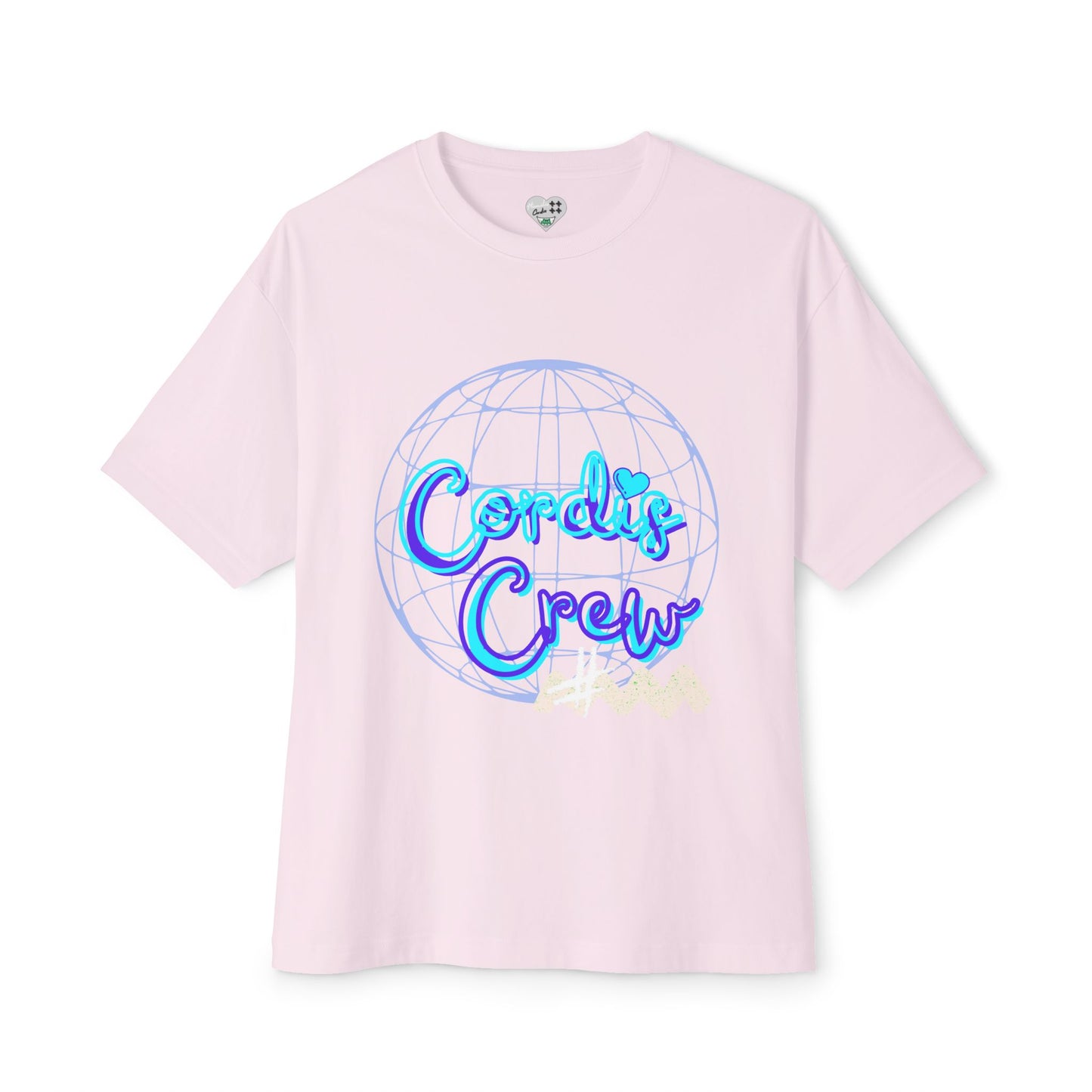 HC- “Cordis Crew” Oversized Boxy Tee
