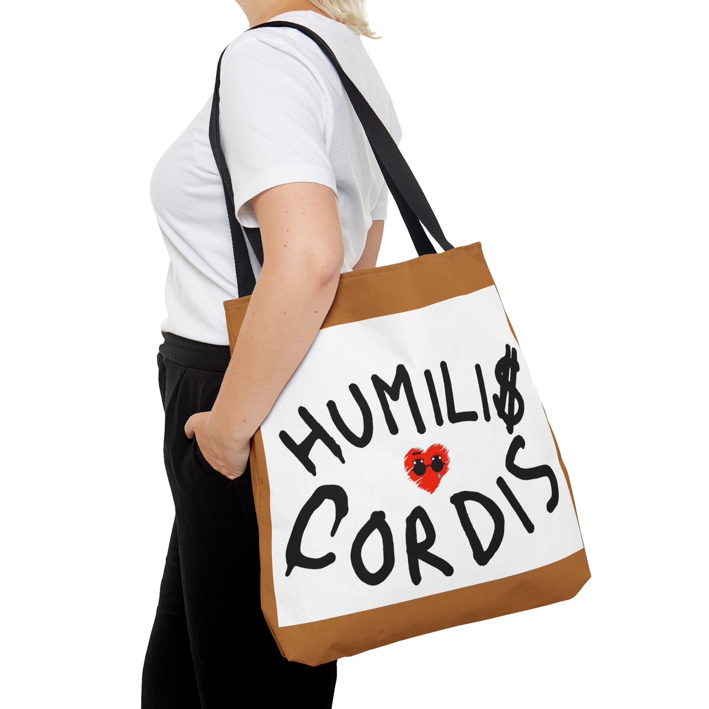 "Humilis Cordis" Brown Definitive Tote Bag