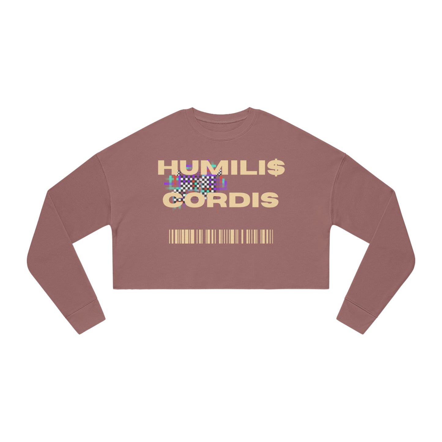 HC " Matrix Glitch" Women's Cropped Sweatshirt