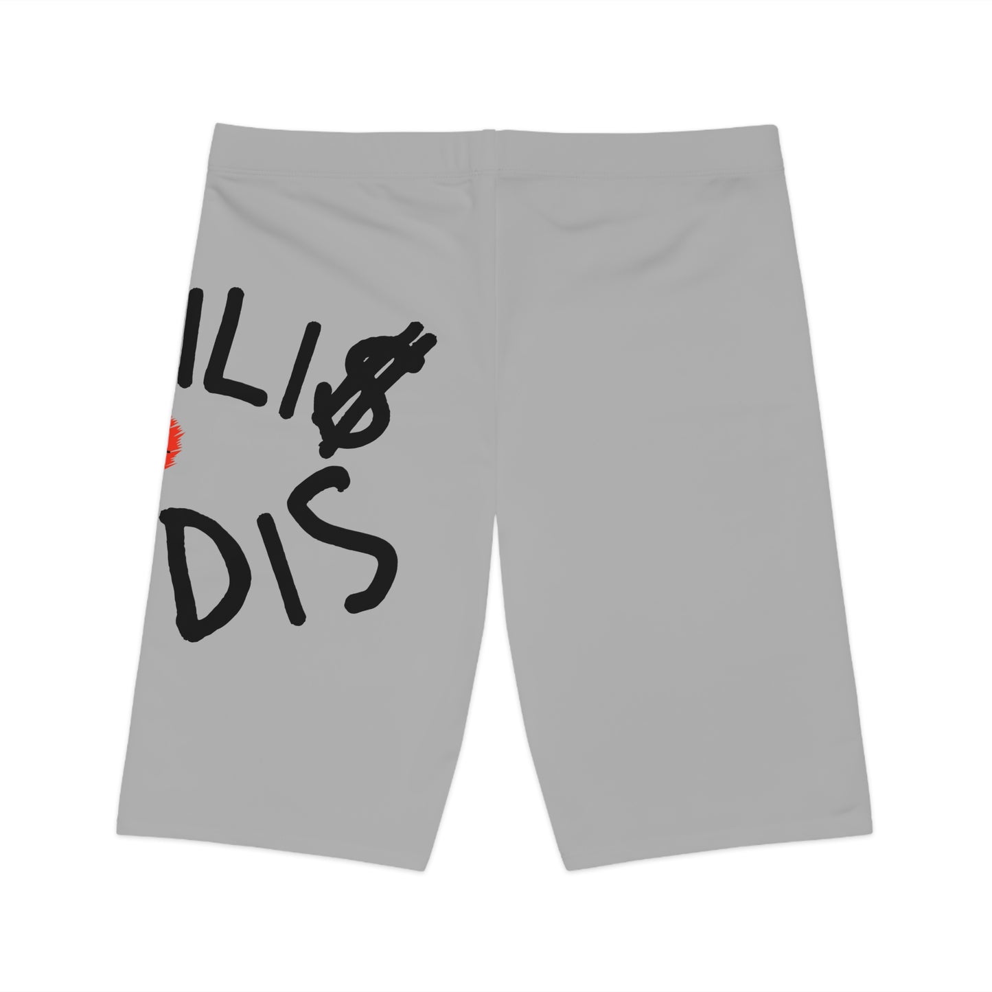 HC- " Eye Of U" Gray Women's Biker Shorts