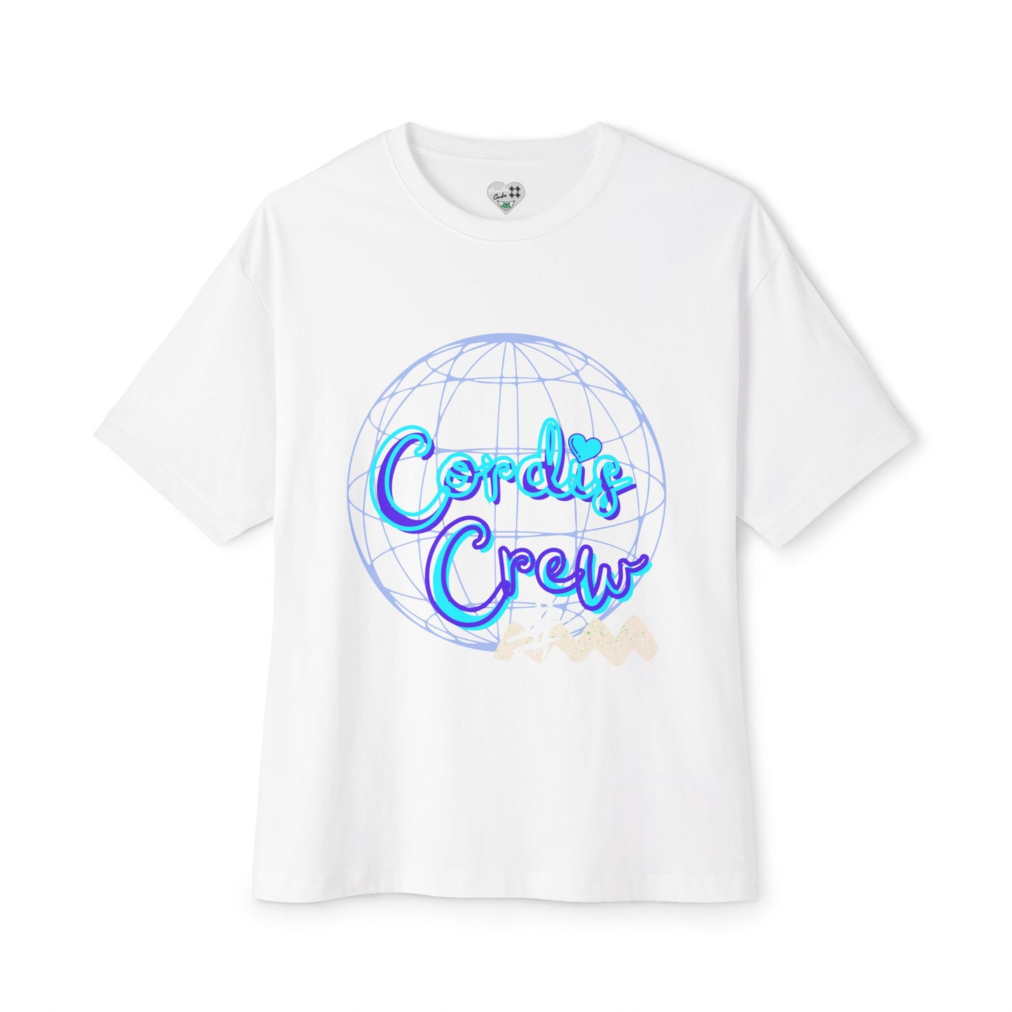 HC- “Cordis Crew” Oversized Boxy Tee