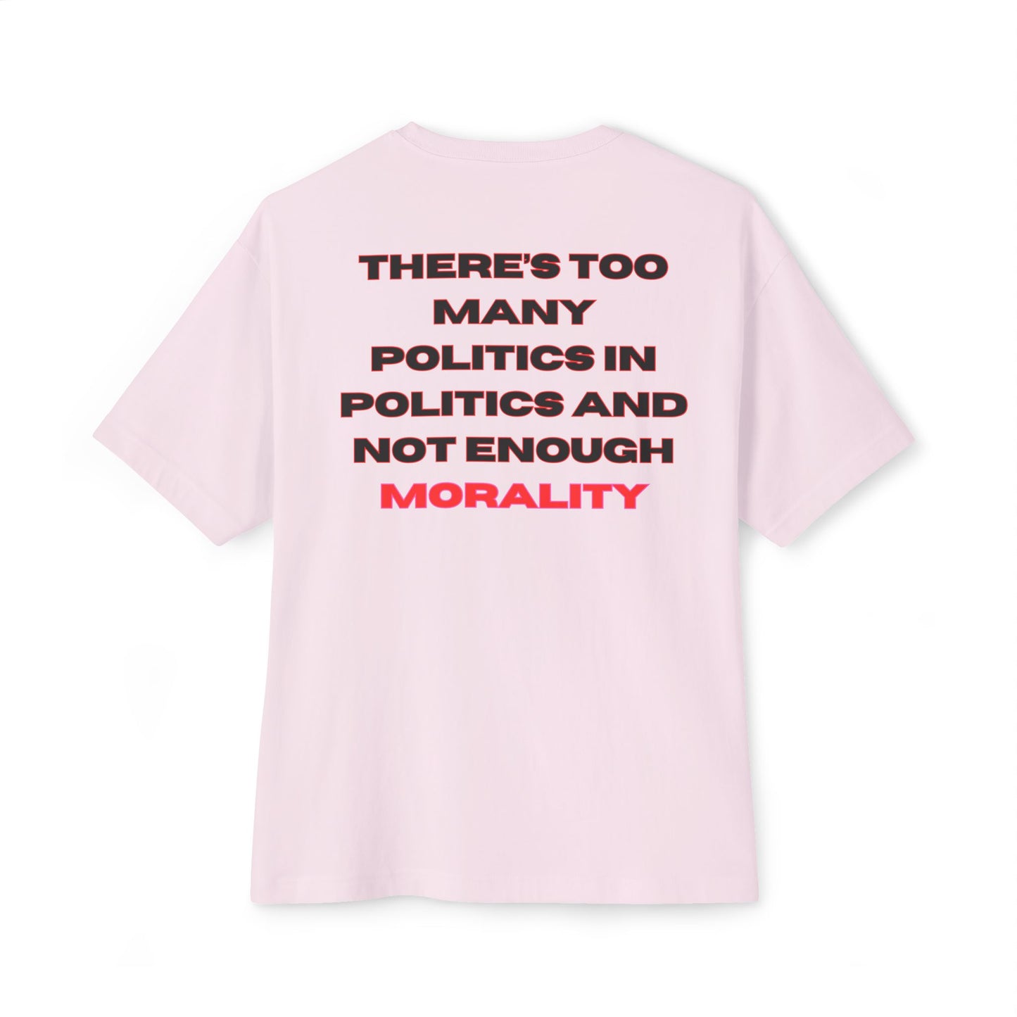 HC-“Change The System” Unisex Oversized Boxy Tee
