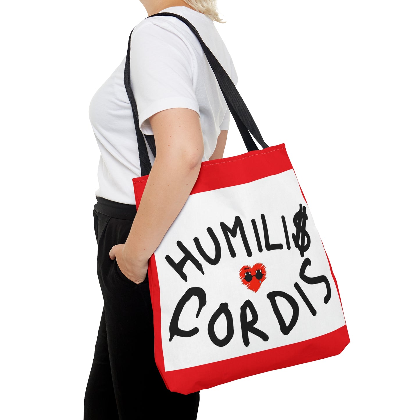 "Humilis Cordis" Red Definitive Tote Bag