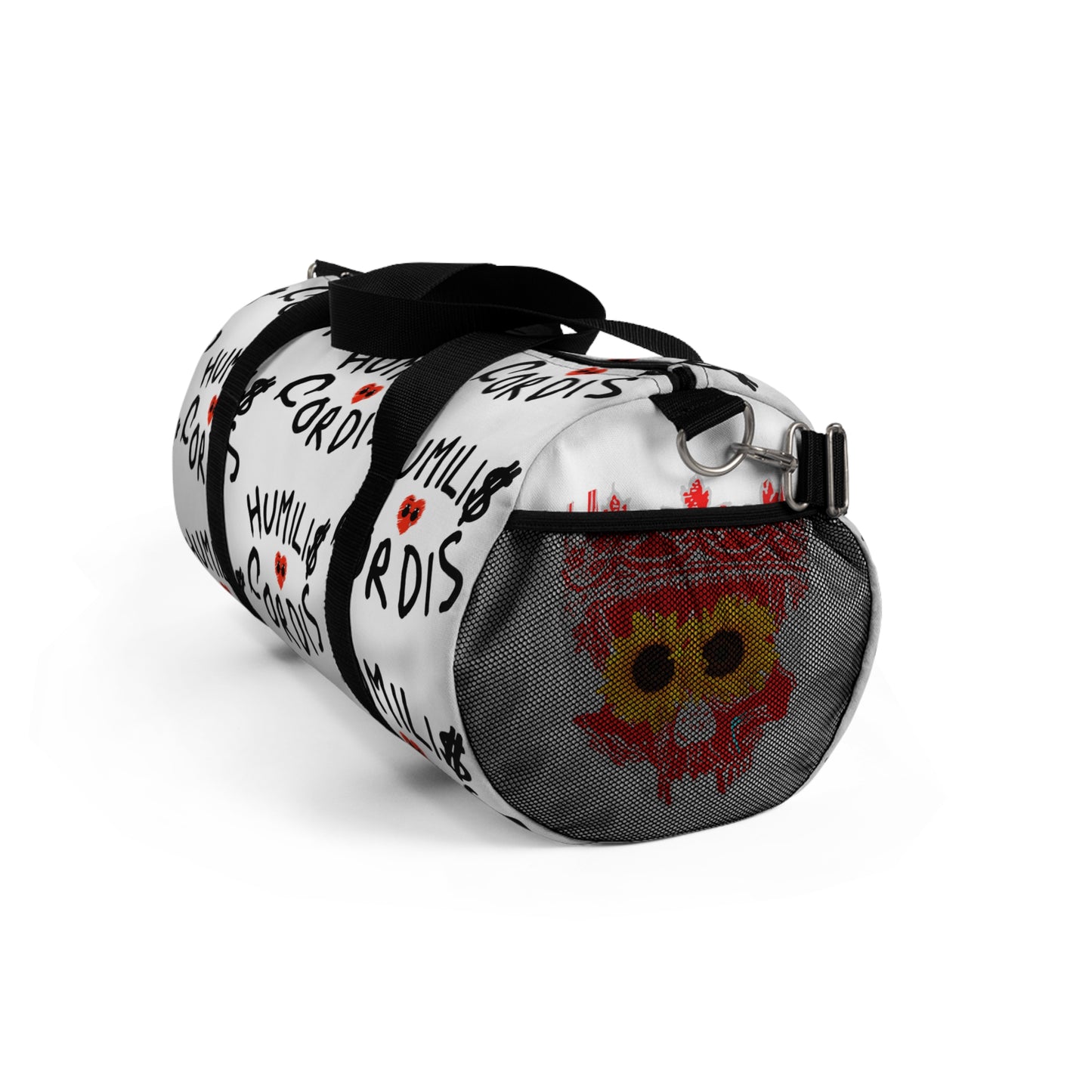 HC- "Botanic Skull" White Duffel Bag