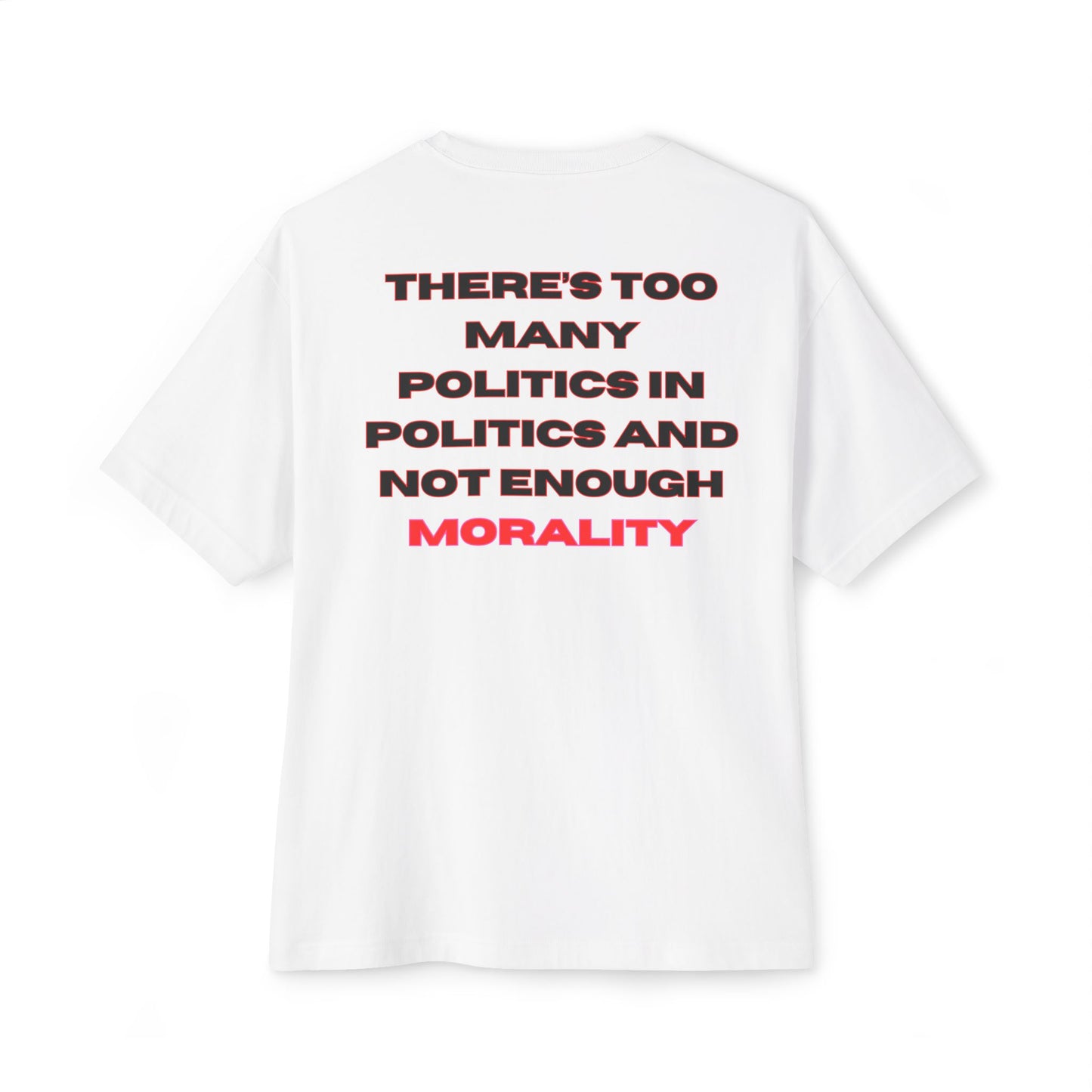 HC-“Change The System” Unisex Oversized Boxy Tee