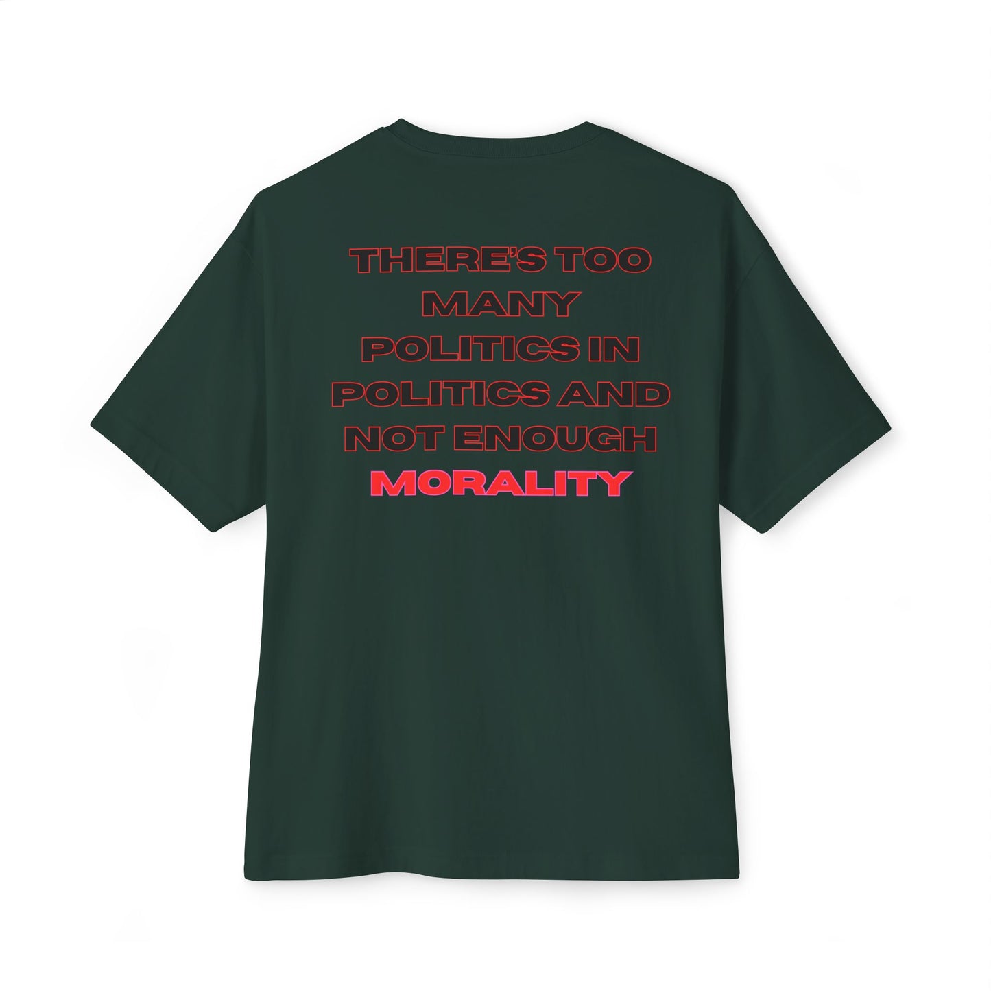 HC-“Change The System” Unisex Oversized Boxy Tee