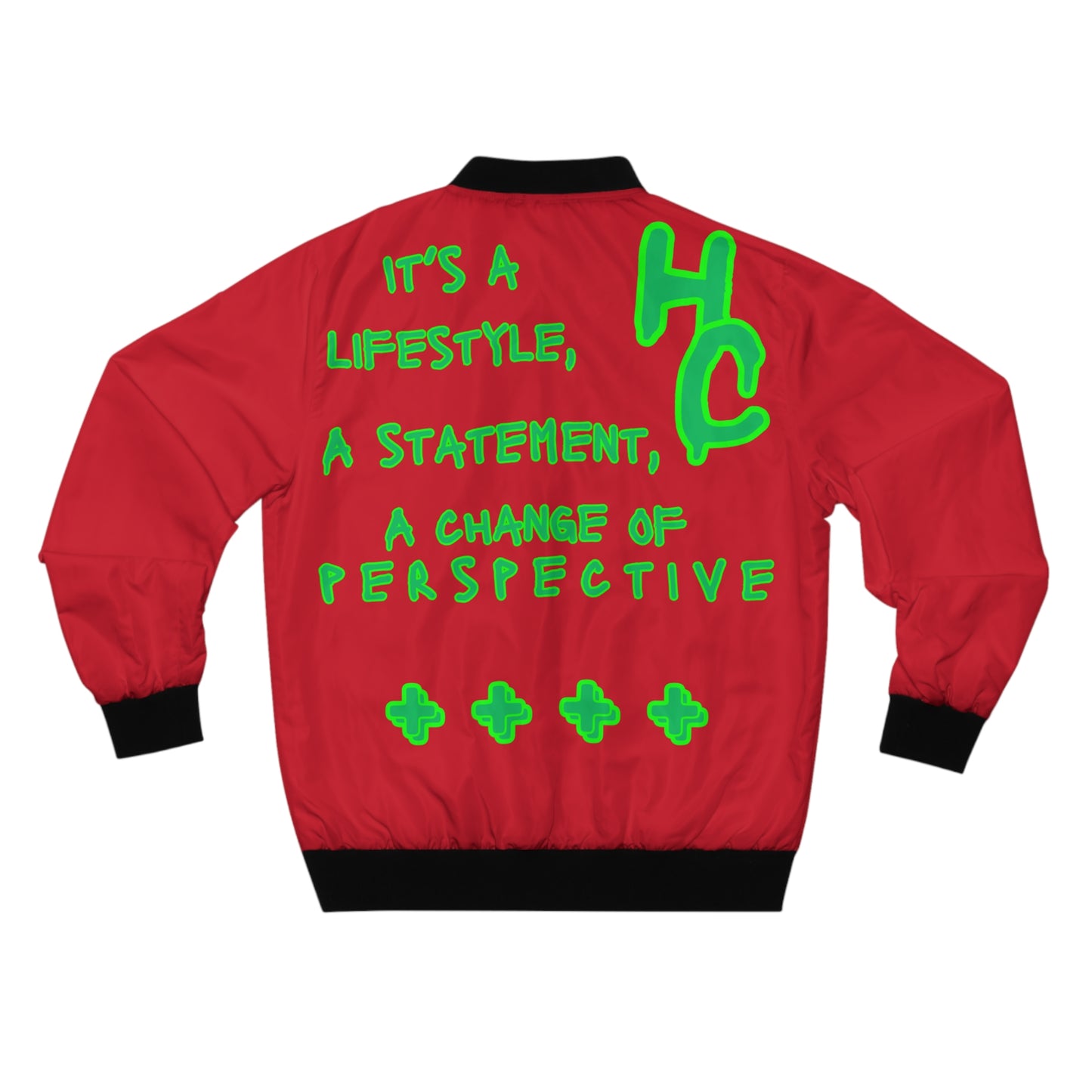 HC- “HC Formula” Red Bomber Jacket