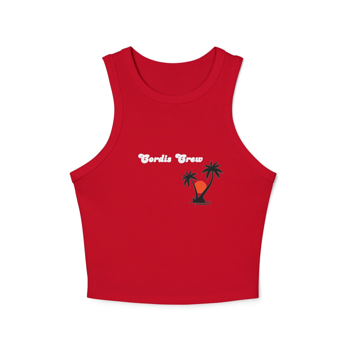 HC- Cordis Crew Micro Rib Racer Tank Top