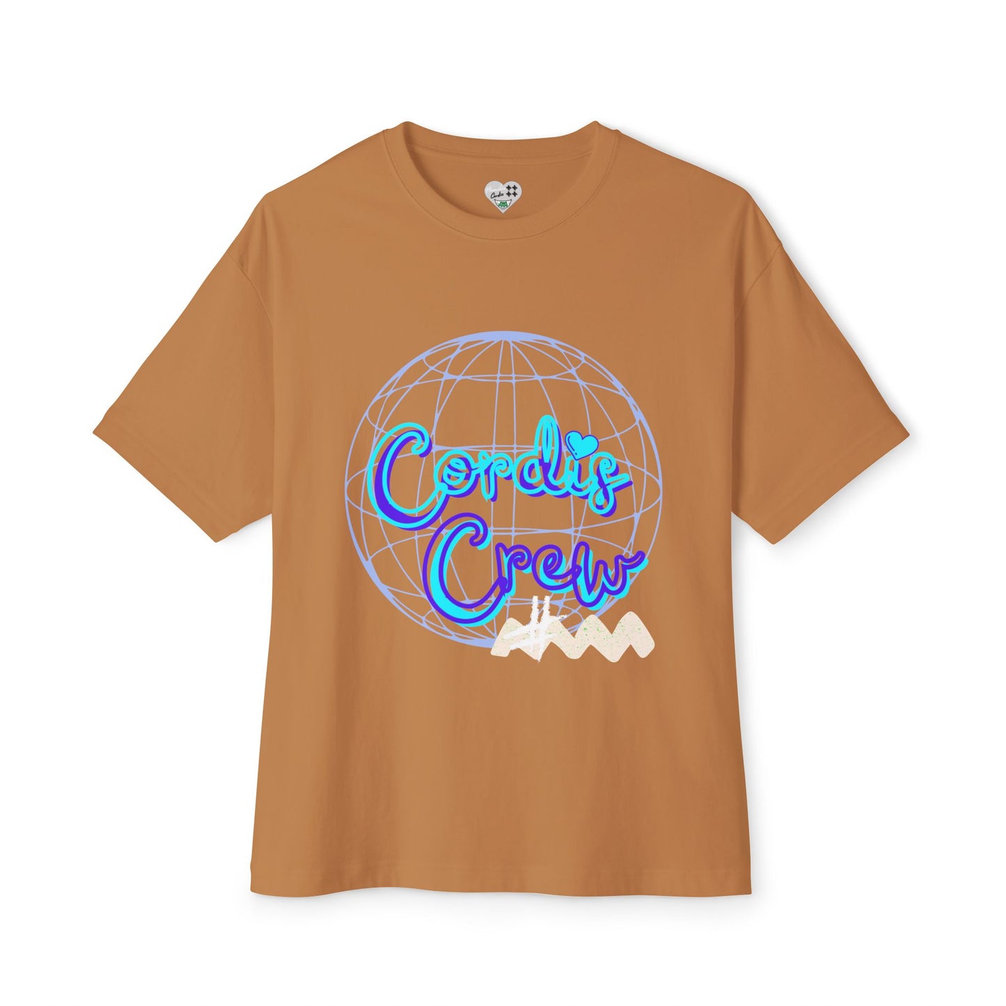 HC- “Cordis Crew” Oversized Boxy Tee