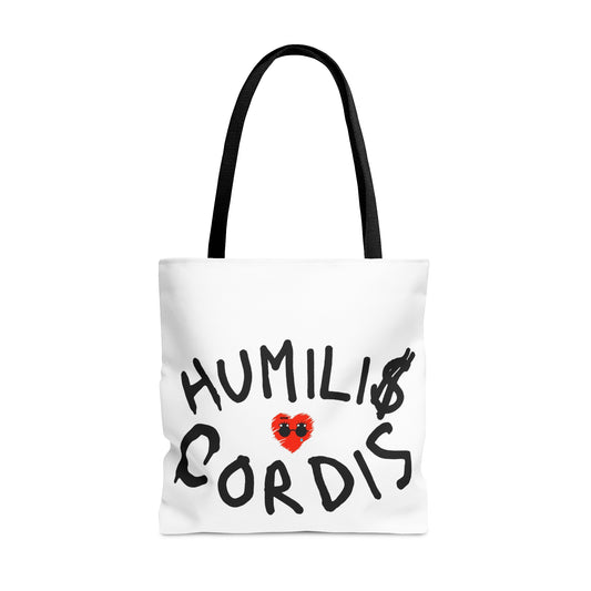 "Humilis Cordis" White Definitive Tote Bag
