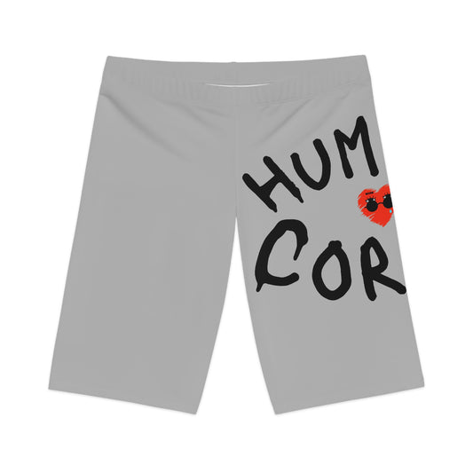 HC- " Eye Of U" Gray Women's Biker Shorts