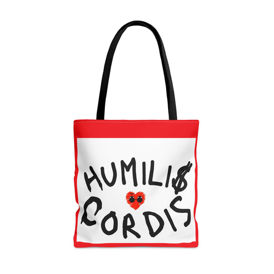 "Humilis Cordis" Red Definitive Tote Bag