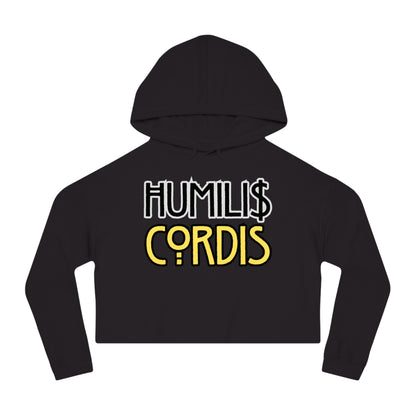 HC - "TRANSPARENCY" Women’s Cropped Hooded Sweatshirt