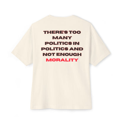 HC-“Change The System” Unisex Oversized Boxy Tee
