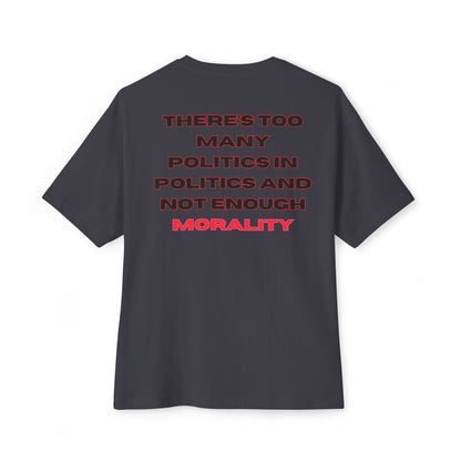 HC-“Change The System” Unisex Oversized Boxy Tee