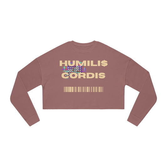 HC " Matrix Glitch" Women's Cropped Sweatshirt