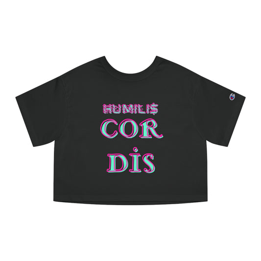 HC-“Glitched logo” Crop Top