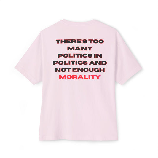 HC-“Change The System” Unisex Oversized Boxy Tee