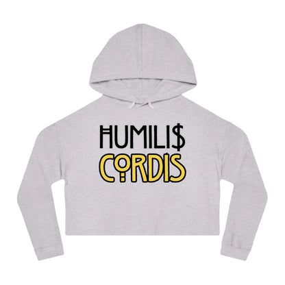 HC - "TRANSPARENCY" Women’s Cropped Hooded Sweatshirt