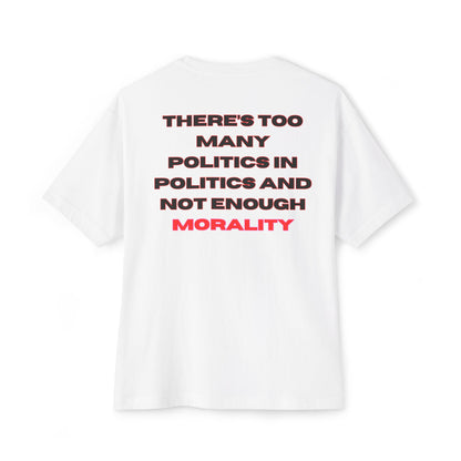HC-“Change The System” Unisex Oversized Boxy Tee