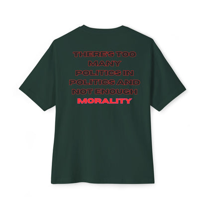 HC-“Change The System” Unisex Oversized Boxy Tee