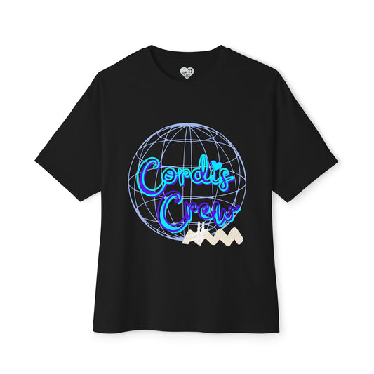 HC- “Cordis Crew” Oversized Boxy Tee